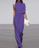 Reyna | Women's Sleeveless Wide Leg Formal Jumpsuit Occasion