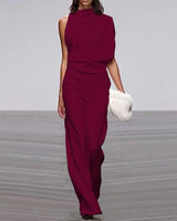 Reyna | Women's Sleeveless Wide Leg Formal Jumpsuit Occasion