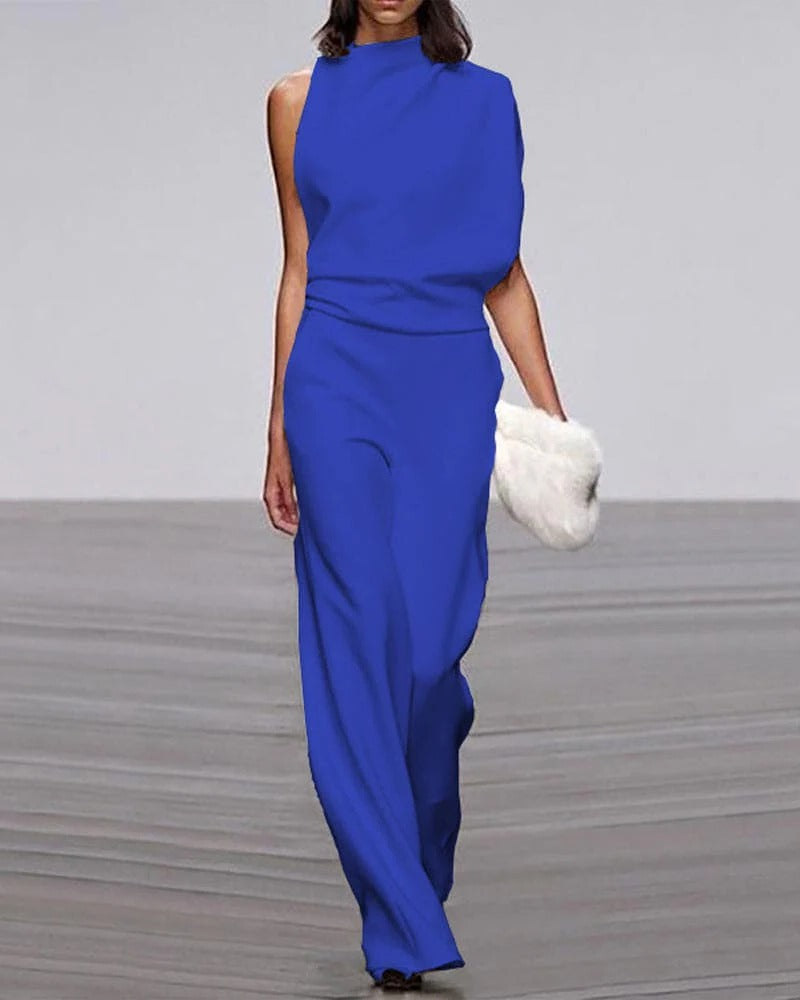 Reyna | Women's Sleeveless Wide Leg Formal Jumpsuit Occasion