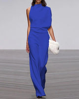 Reyna | Women's Sleeveless Wide Leg Formal Jumpsuit Occasion