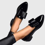 Imogen | Women's Bow Pointed Loafers