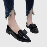 Imogen | Women's Bow Pointed Loafers