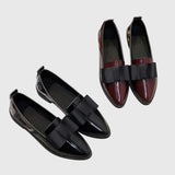 Imogen | Women's Bow Pointed Loafers