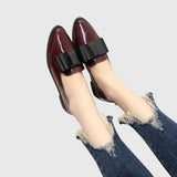 Imogen | Women's Bow Pointed Loafers