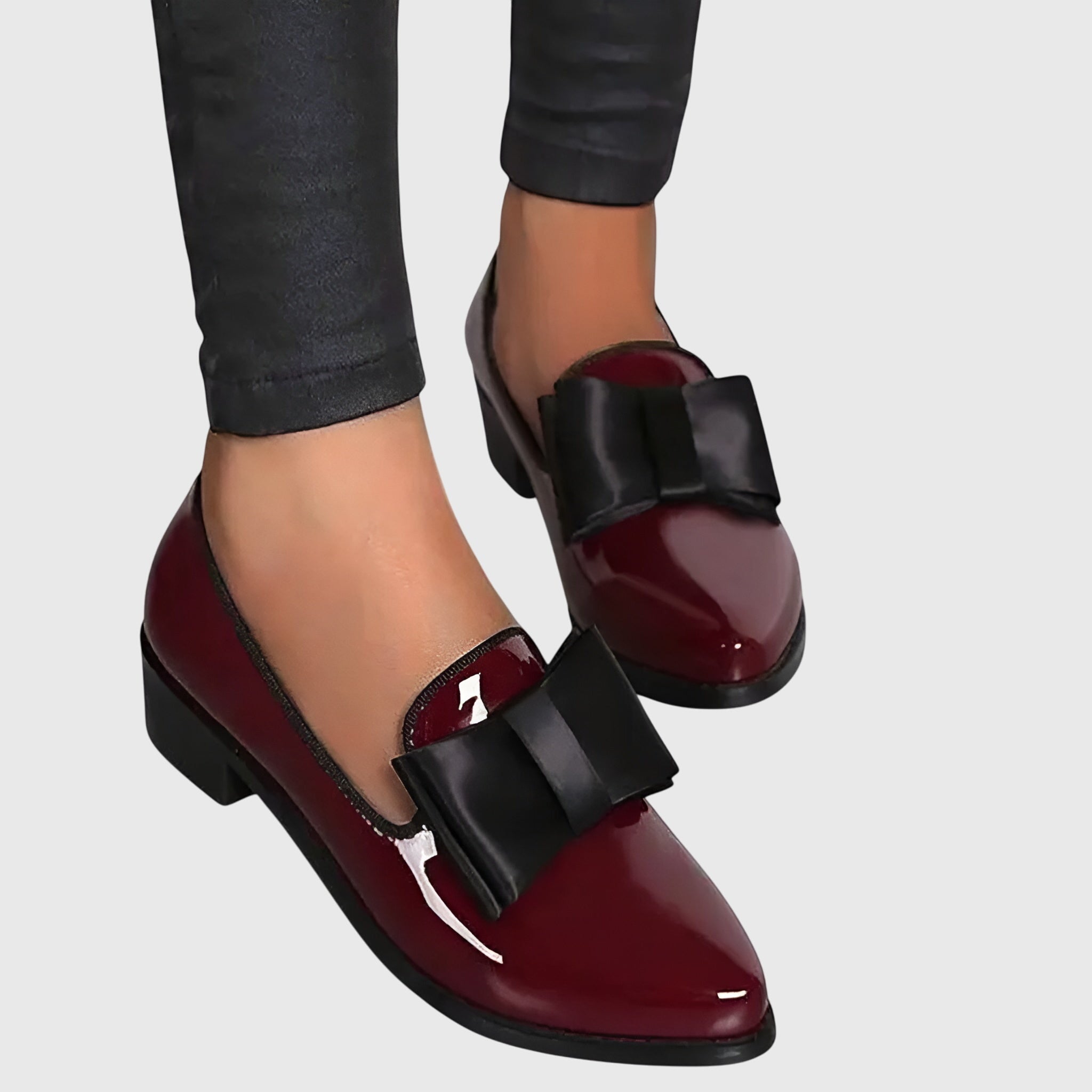 Imogen | Women's Bow Pointed Loafers