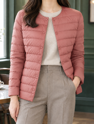 Amabel Quilted Women's Jacket - Pink