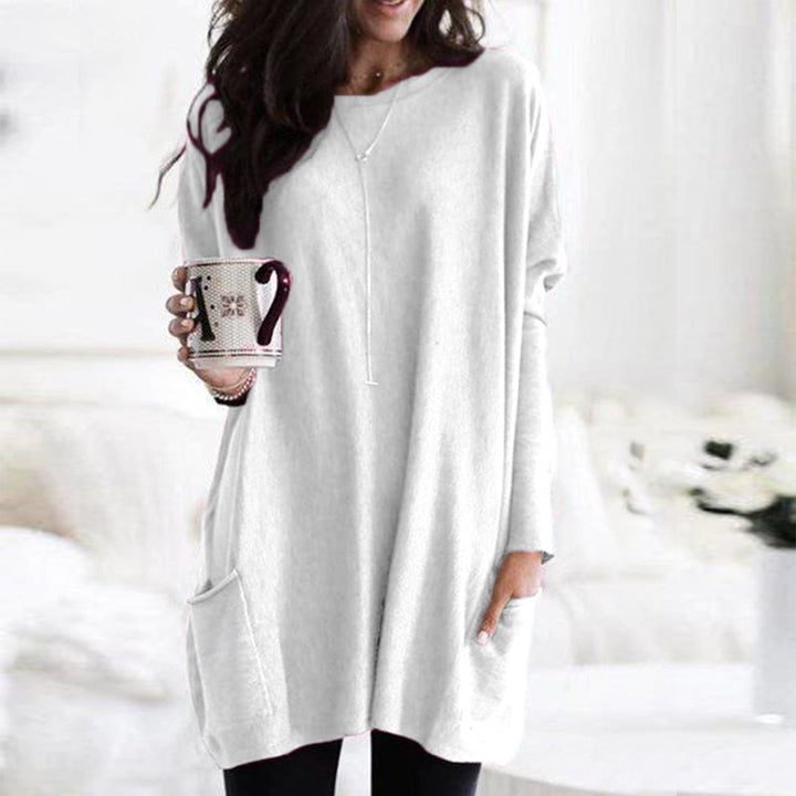 Josephine | Women's Round Neck Long Sleeve Tunic Top