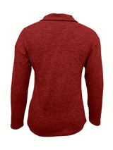 Juliana | Women's Half Zip Pullover Long Sleeve Casual Top