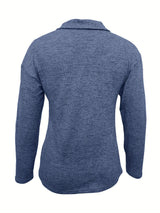 Juliana | Women's Half Zip Pullover Long Sleeve Casual Top
