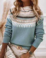 Juniper | Women's Fair Isle Round Neck Jumper
