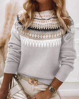 Juniper | Women's Fair Isle Round Neck Jumper