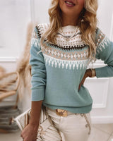 Juniper | Women's Fair Isle Round Neck Jumper