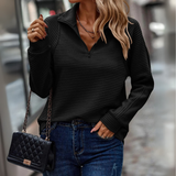 Kaia | Women's Half Zip Ribbed Pullover