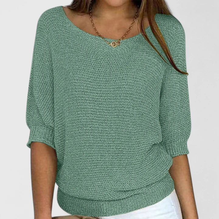 Larissa | Women's V-Neck Long Sleeve Jumper