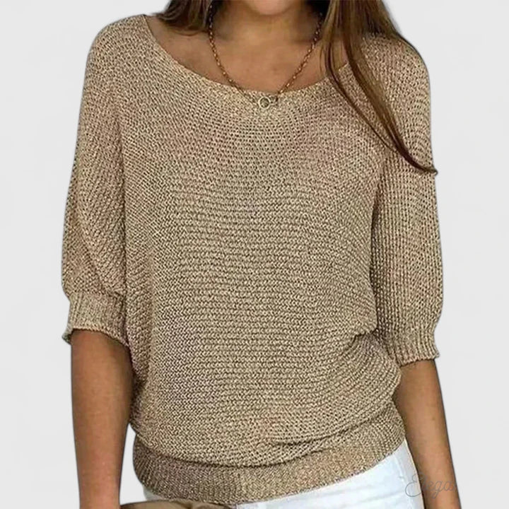 Larissa | Women's V-Neck Long Sleeve Jumper