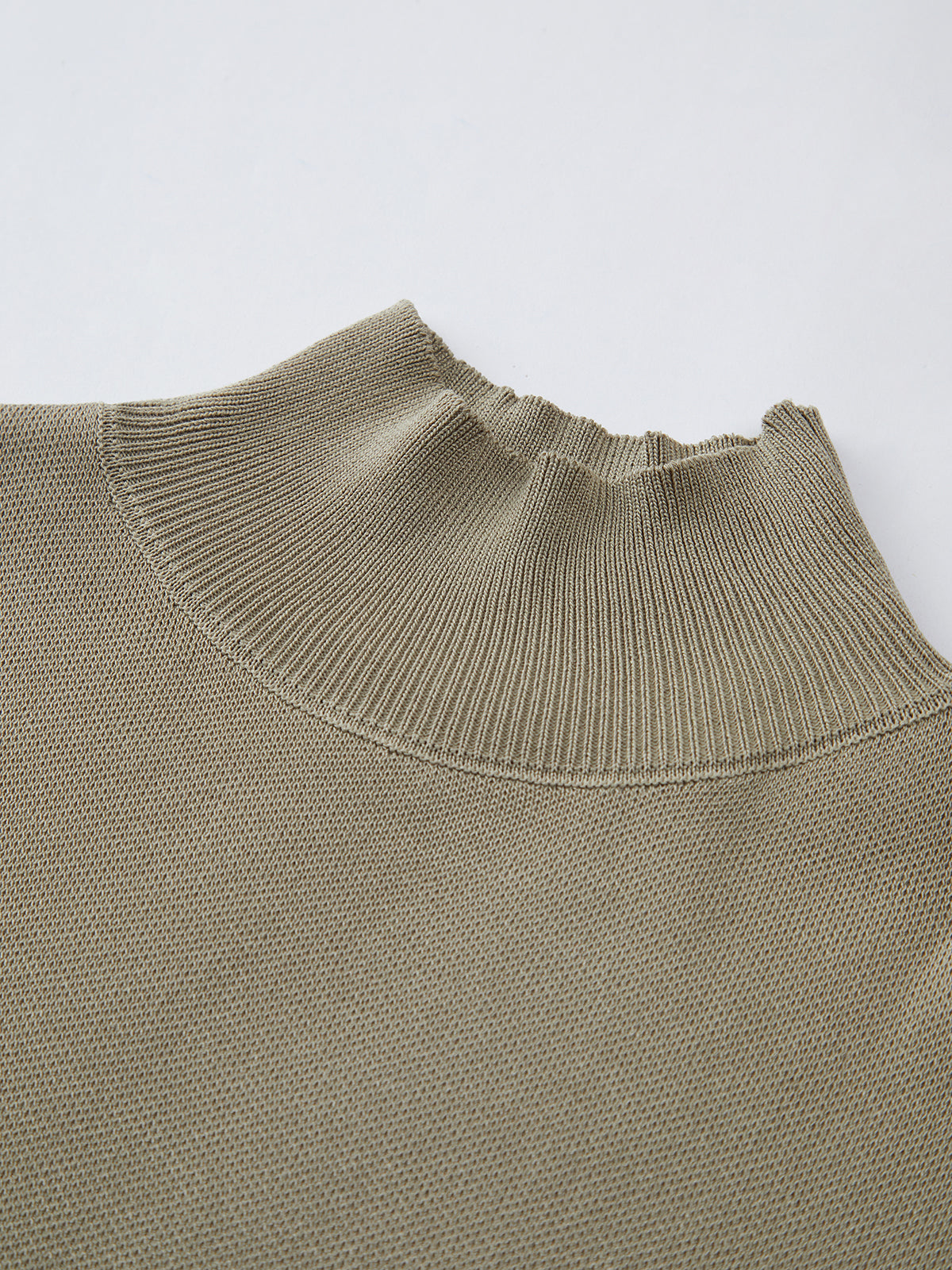 Mona | Women's Mock Neck Knit Sweater Vest Sleeveless Top