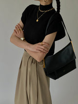 Mona | Women's Mock Neck Knit Sweater Vest Sleeveless Top