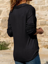 Leona | Women's Half Zip Long Sleeve Sweater