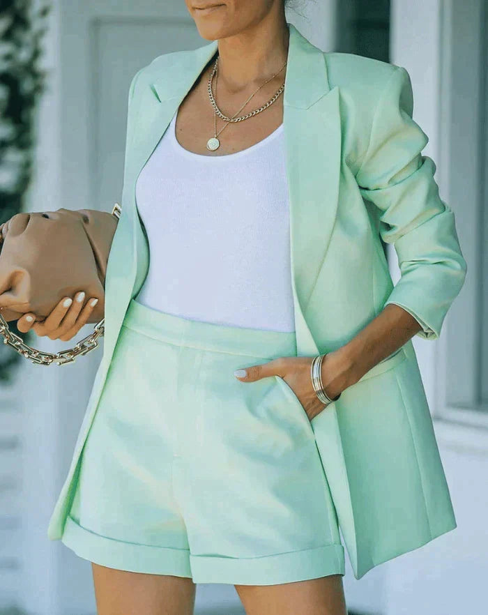 Cara | Women's Blazer & Shorts Co-ord Set