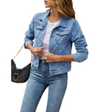 Lydia | Women's Cropped Button Front Jacket