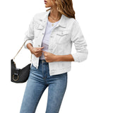 Lydia | Women's Cropped Button Front Jacket