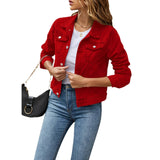 Lydia | Women's Cropped Button Front Jacket