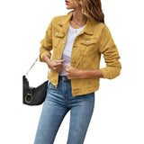Lydia | Women's Cropped Button Front Jacket