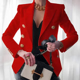 Magnolia | Women's Double Breasted Blazer with Gold Buttons