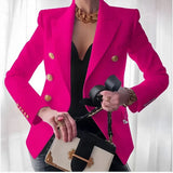 Magnolia | Women's Double Breasted Blazer with Gold Buttons