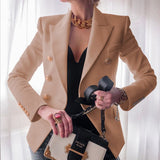 Magnolia | Women's Double Breasted Blazer with Gold Buttons