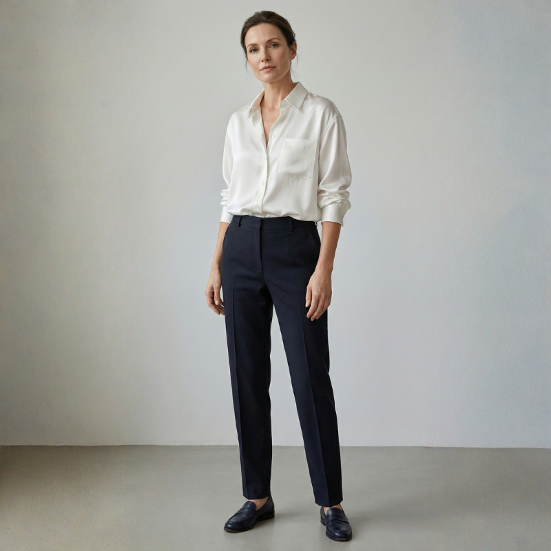 Marlowe | Women's Long Sleeve Button-Up Blouse