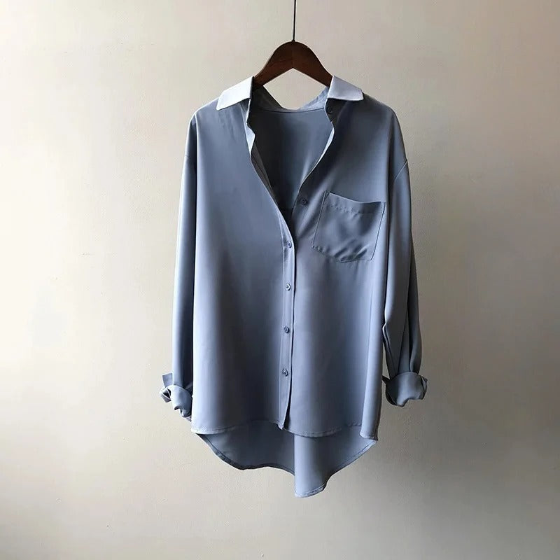 Marlowe | Women's Long Sleeve Button-Up Blouse