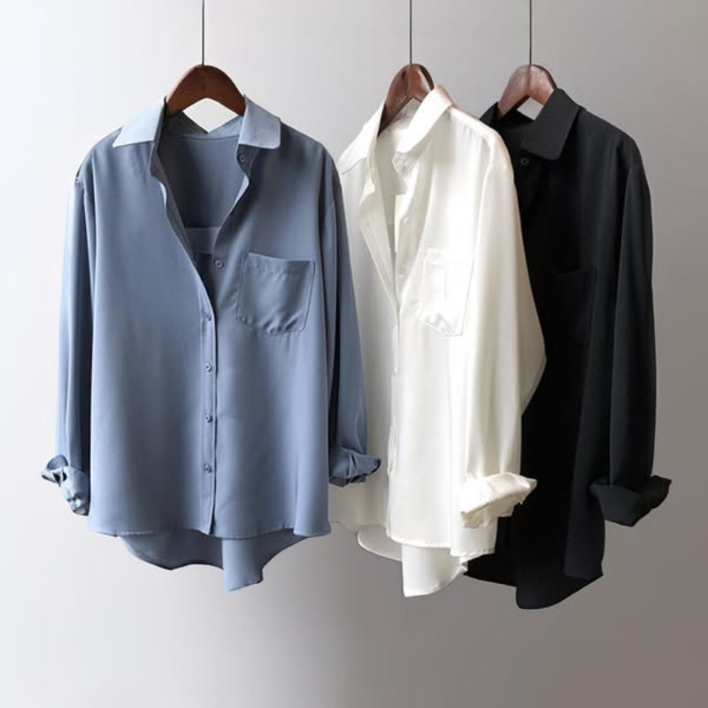 Marlowe | Women's Long Sleeve Button-Up Blouse