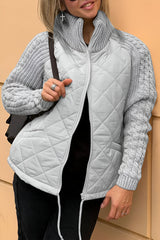 Nimue | Women's Quilted Jacket with Mock Neck