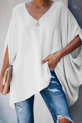 Odette | Women's Batwing Sleeve V-Neck Oversized Tunic