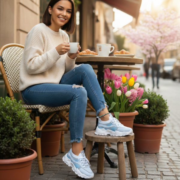 Ondine | Women's Breathable Mesh Walking Sneakers