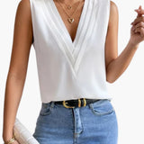 Ophelia | Women's Sleeveless Round Neck Top