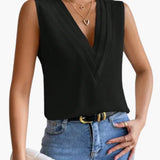 Ophelia | Women's Sleeveless Round Neck Top