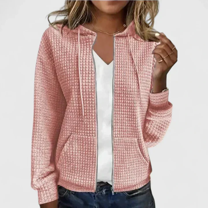 Ophira | Women's Quilted Zip Front Jacket