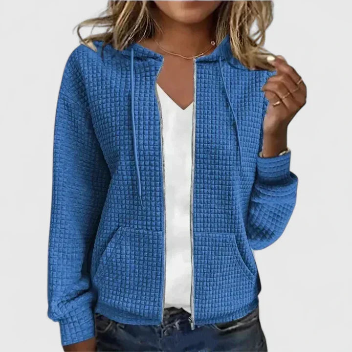 Ophira | Women's Quilted Zip Front Jacket