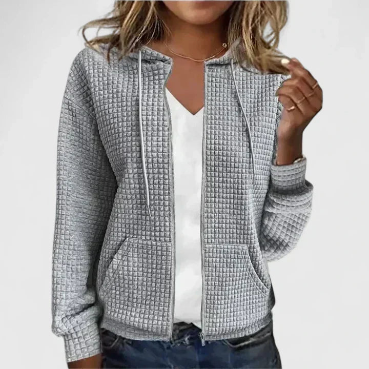 Ophira | Women's Quilted Zip Front Jacket