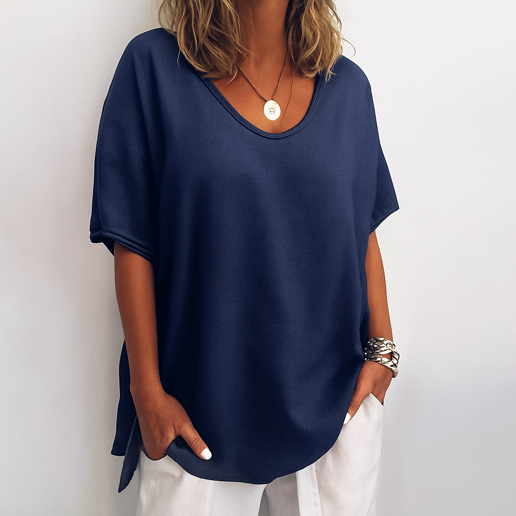 Orinda | Women's Relaxed Fit Short Sleeve Casual Top