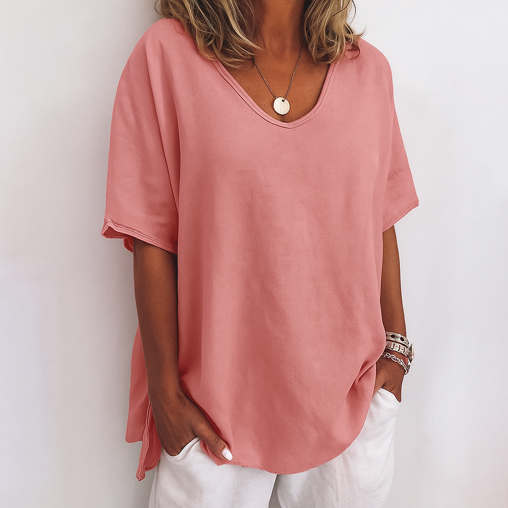 Orinda | Women's Relaxed Fit Short Sleeve Casual Top