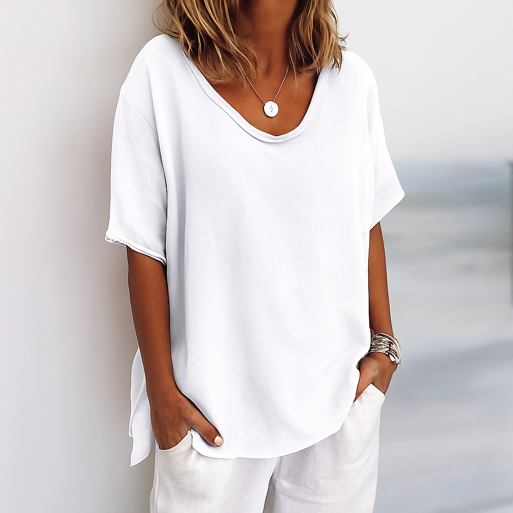 Orinda | Women's Relaxed Fit Short Sleeve Casual Top