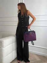 Ottoline | Women's Waistcoat Wide Leg Pants Two Piece Set