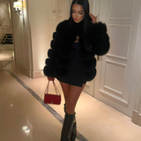 Parvane | Women's Cropped Faux Fur Jacket