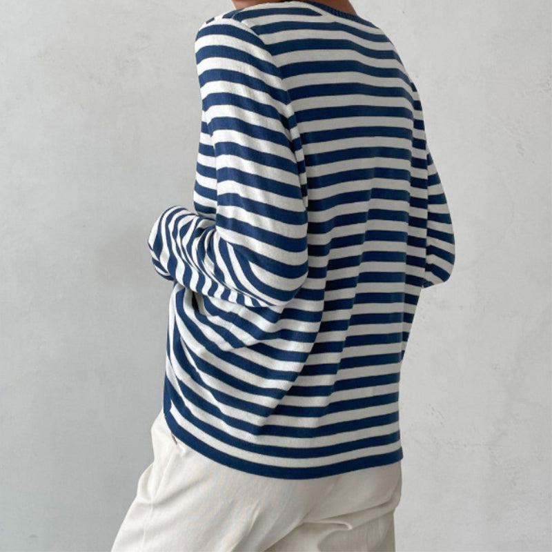 Pippa | Women's Striped Long Sleeve Sweater