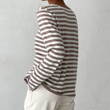 Pippa | Women's Striped Long Sleeve Sweater