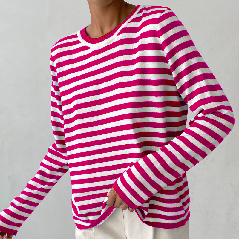 Pippa | Women's Striped Long Sleeve Sweater