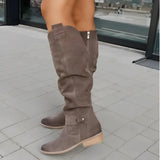 Portia | Women's Knee High Block Heel Boots